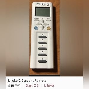 Iclicker2 Student Remote